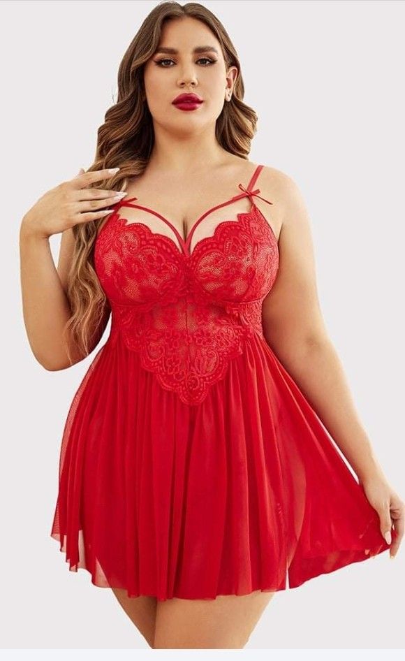 Kadın Büyük Beden Şık Gecelik